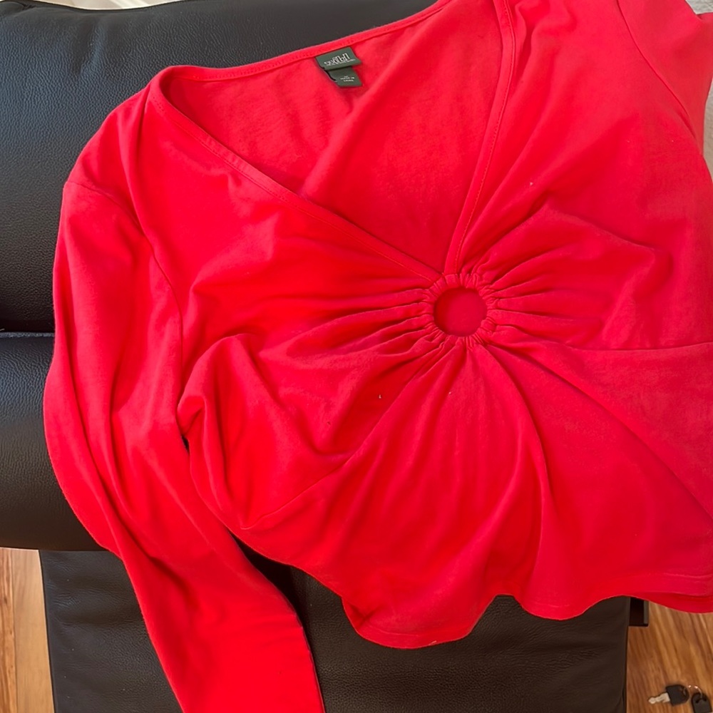 Red Long Sleeve Shirt